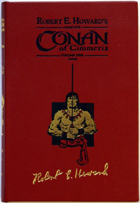 view Complete Conan of Cimmeria  Volume 2 (1934)  Leatherbound Ultra Edition (Signed) (Limited Edition)
