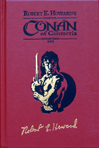 view Complete Conan of Cimmeria  Volume 3 (1935)  Remarqued Leatherbound Edition (Signed) (Limited Edition)